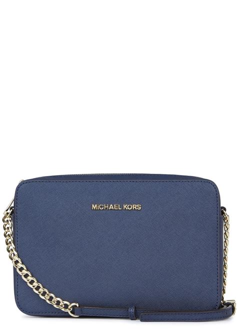 michael kors admiral blue purse|Michael Kors navy blue crossbody.